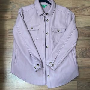 Oversized shirt jacket